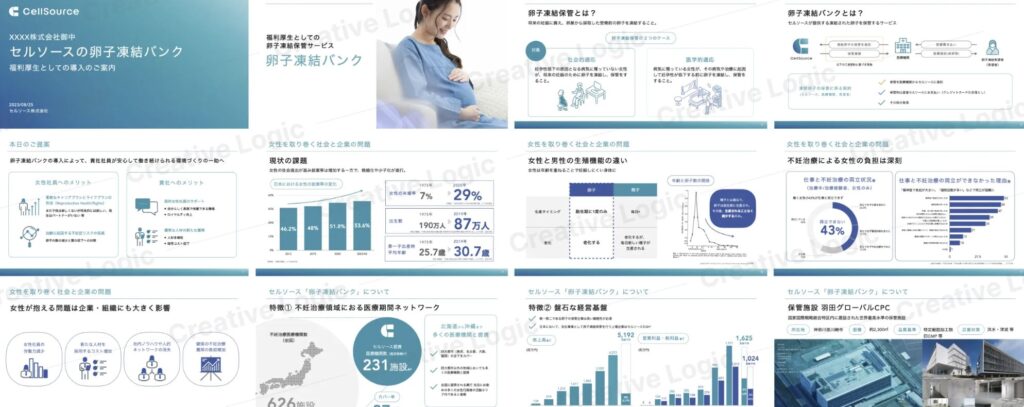 【セルソース株式会社】新規事業説明資料等の制作